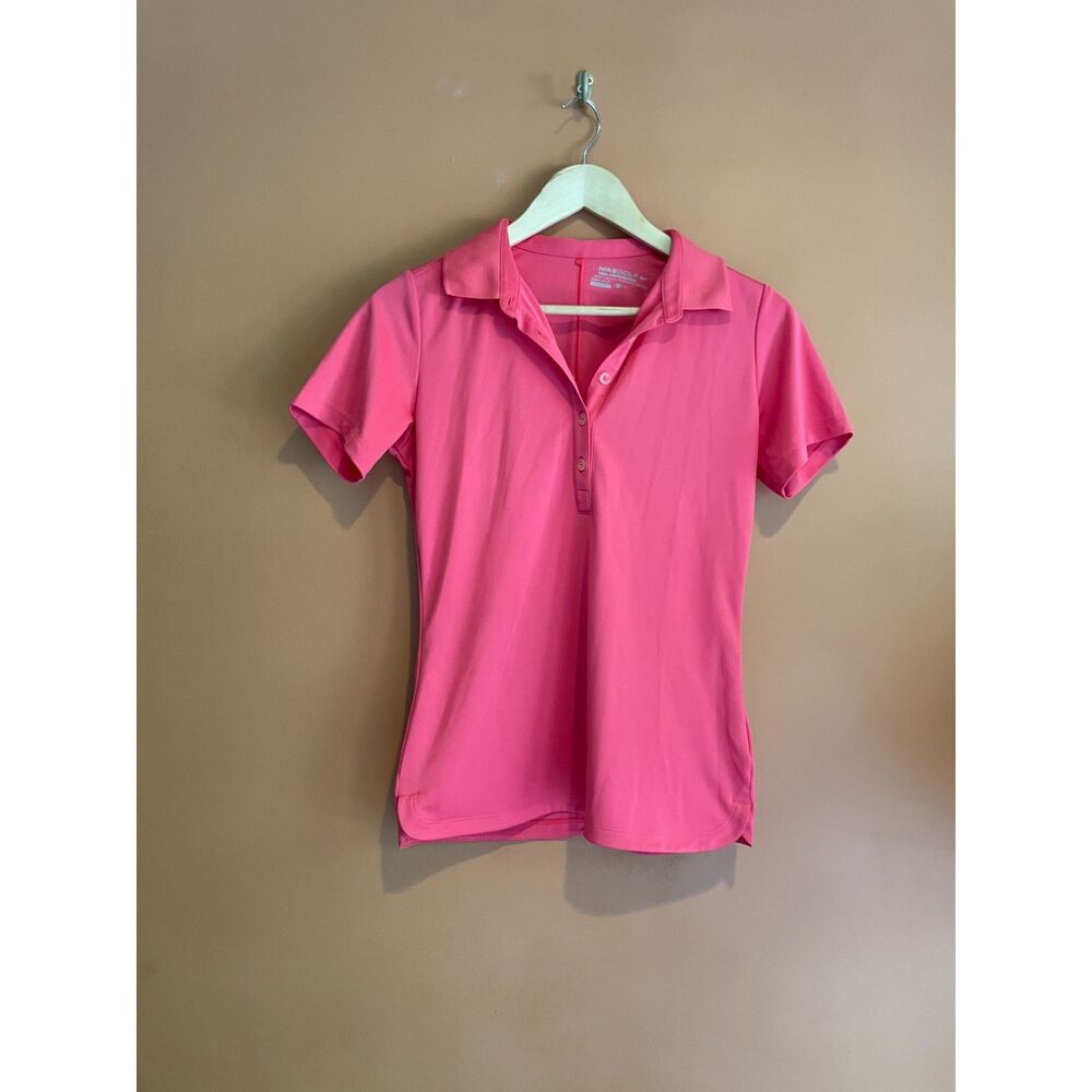 Nike Golf Tour Performance Dri-FIT Women’s Pink Polo Shirt Size Small
